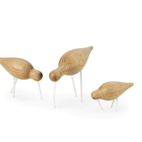 Shorebird - Grande - Madera/Blanco