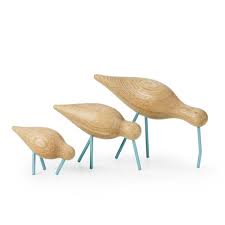 Shorebird - Pequeño - Madera/Sea Blue