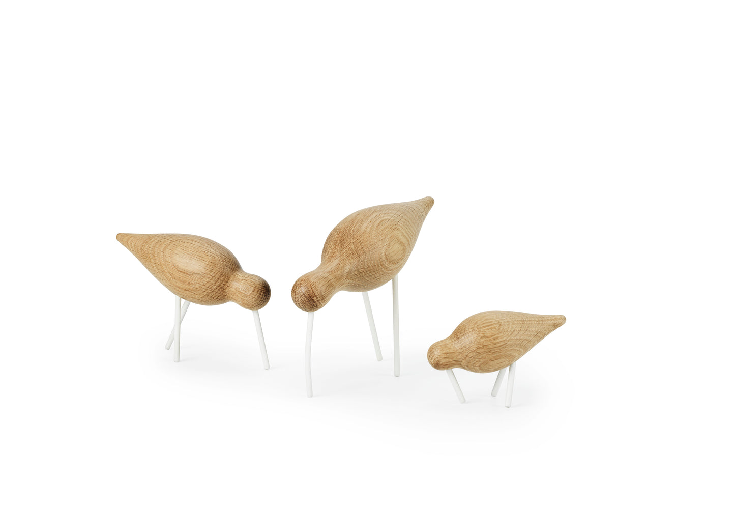 Shorebird - Grande - Madera/Blanco