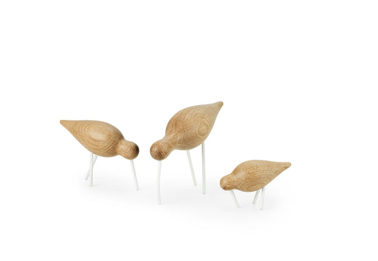 Shorebird - Grande - Madera/Blanco