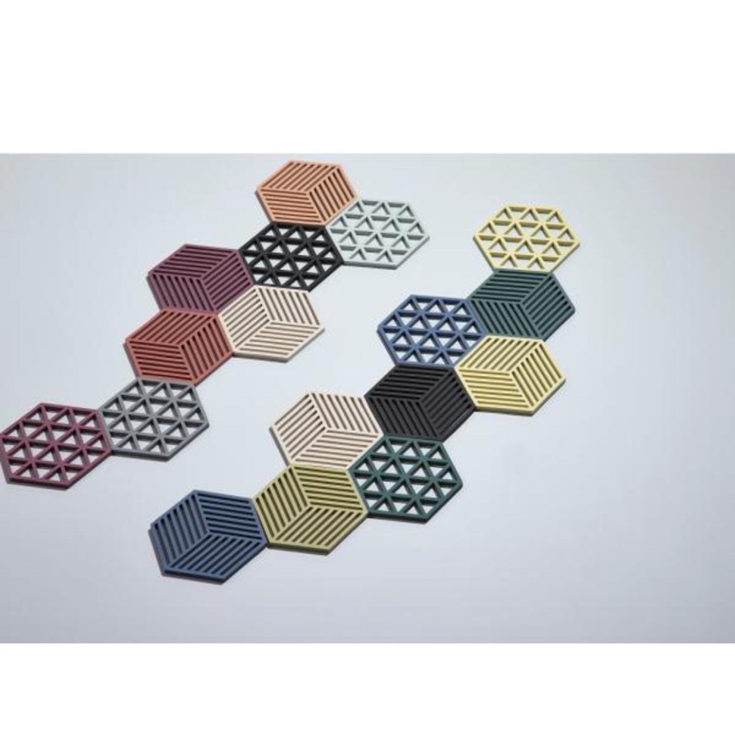 Salvamanteles hexagonal - Gris Claro
