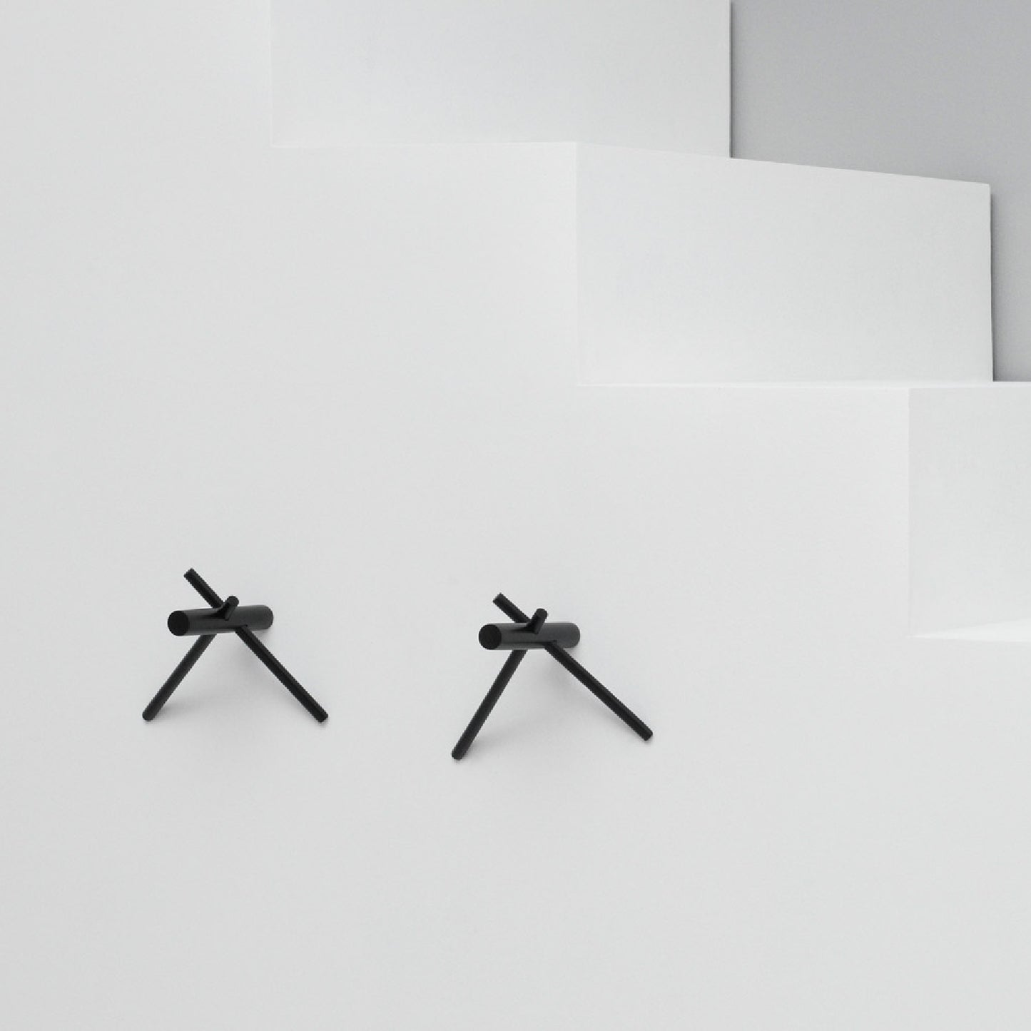 Ganchos Sticks - 2 uds - Negro