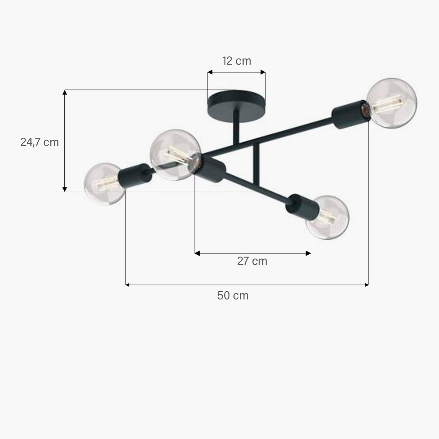 lampara-de-techo-lexie-x4-negro-form-design