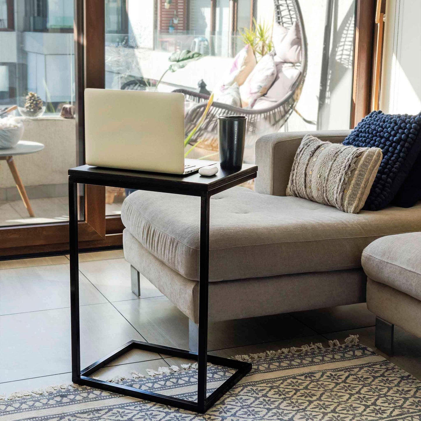 Mesa lateral Piscolera 45 BLACK