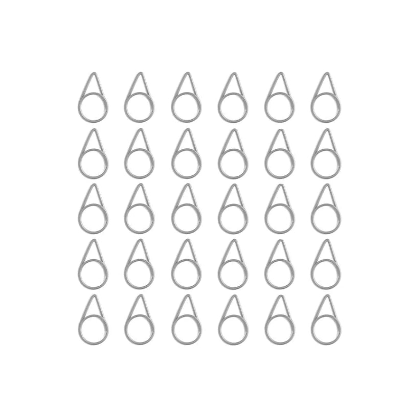 Clips de papel - 30 und. - Plateado
