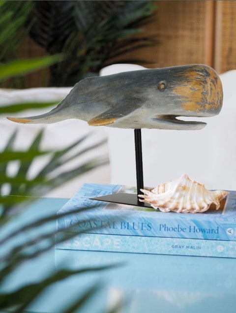 Escultura De Ballena Gris 50 x 20 x 25 cms City andSea