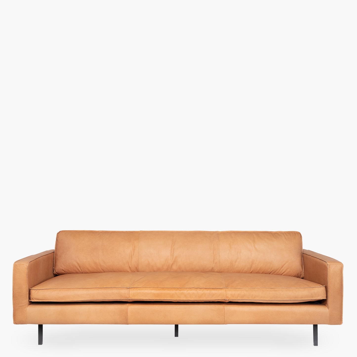 Sofá 3C Sinatra Cuero Cognac Form Design