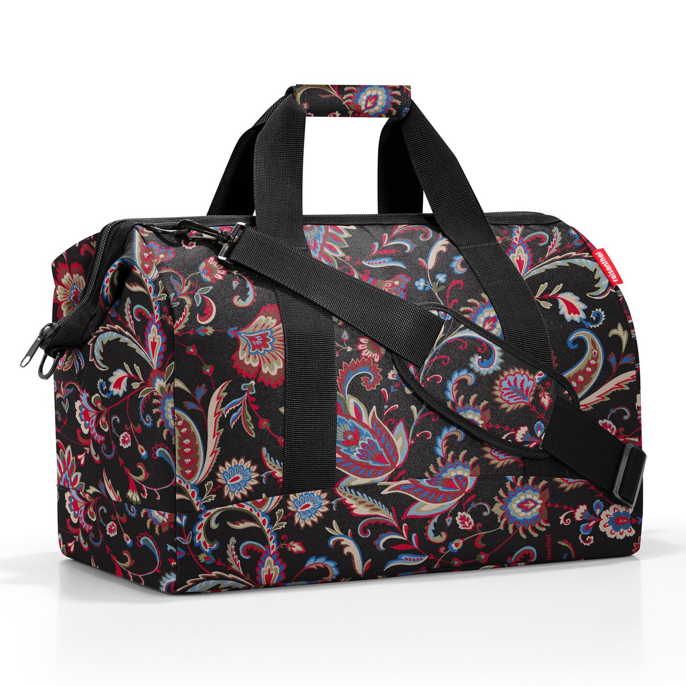 bolso-de-viaje-allrounder-l-paisley-black-reisenthel