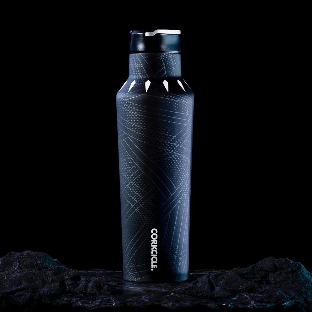Botella de agua Térmica Sport Marvel 600ml Black Panther Corkcicle