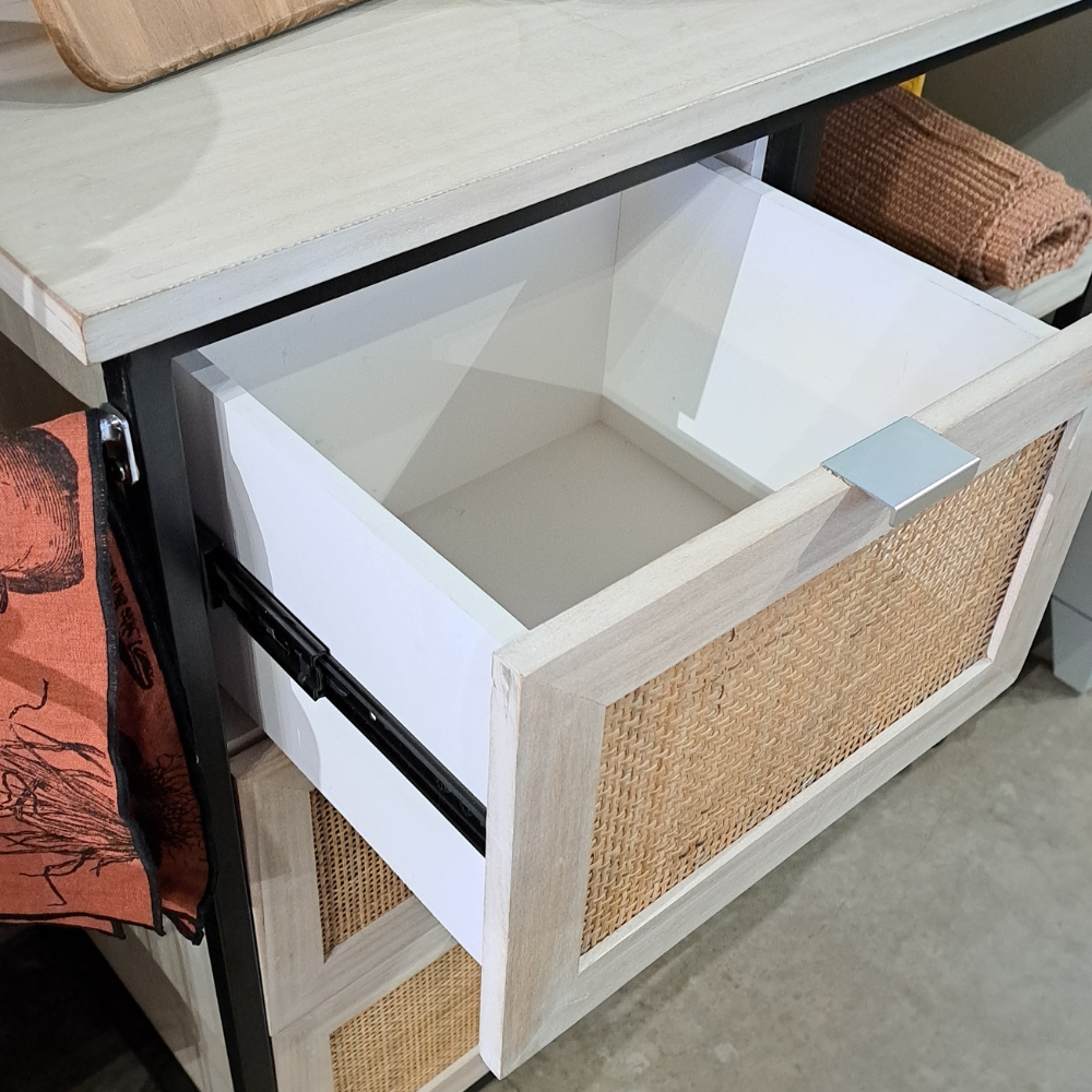Carro de Cocina de Madera y Metal Radney  84 x 40 x 86 cm Hem