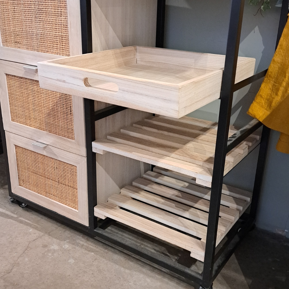 Carro de Cocina de Madera y Metal Radney  84 x 40 x 86 cm Hem
