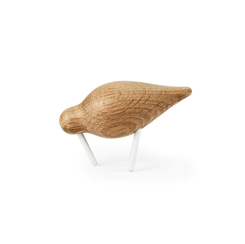 Shorebird - Pequeño - Madera/Blanco