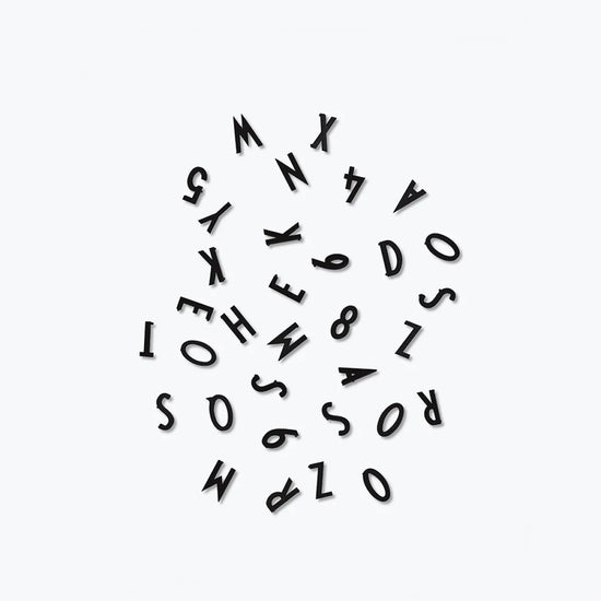 Set de letras Pequeñas - Blanco.