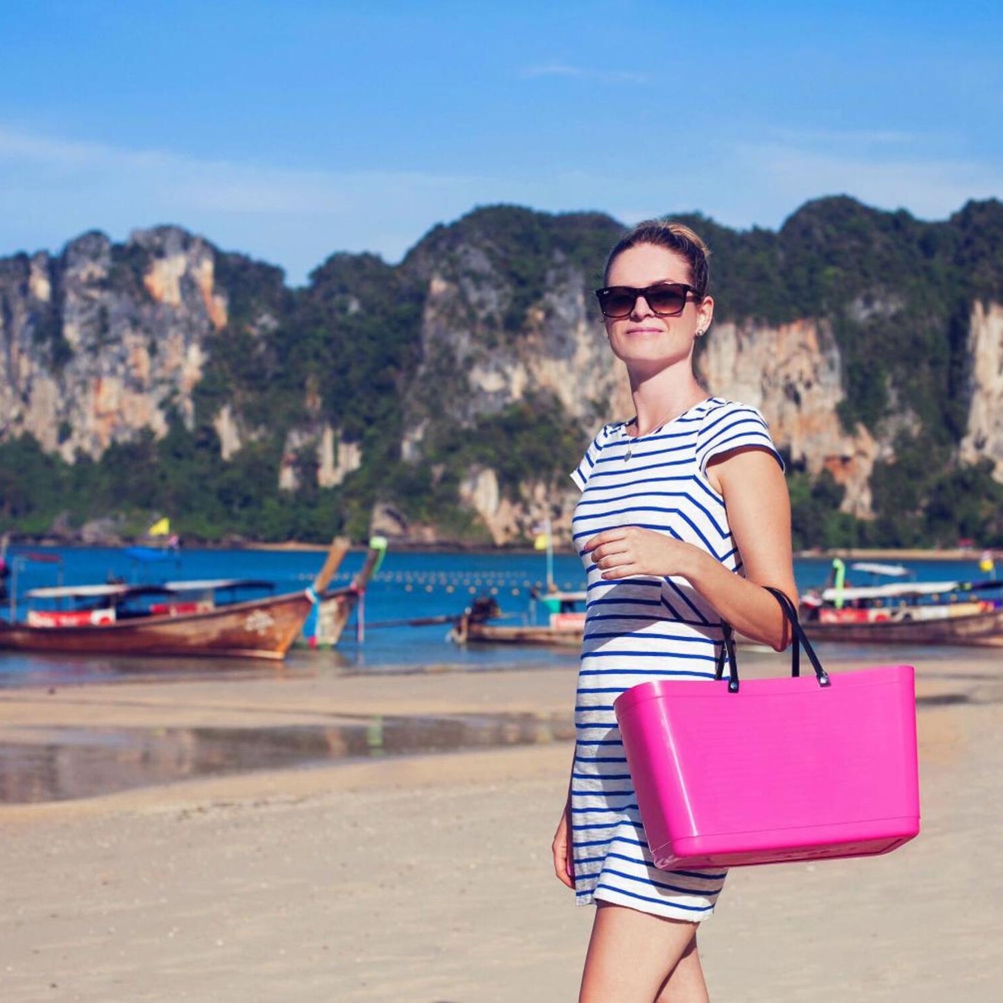 Bolso Hinza - Grande - Fucsia