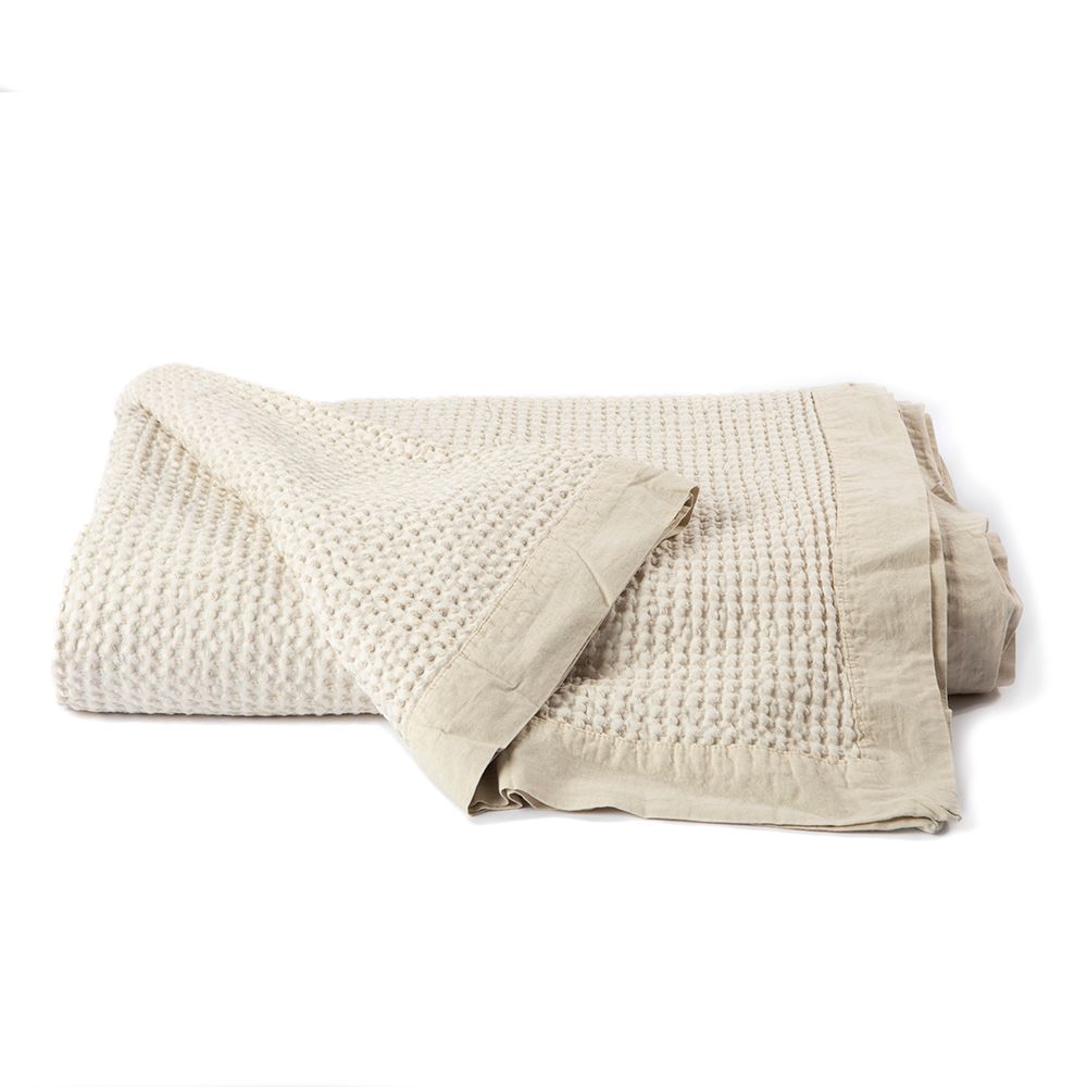 Piecera Waffle King Beige Estampa