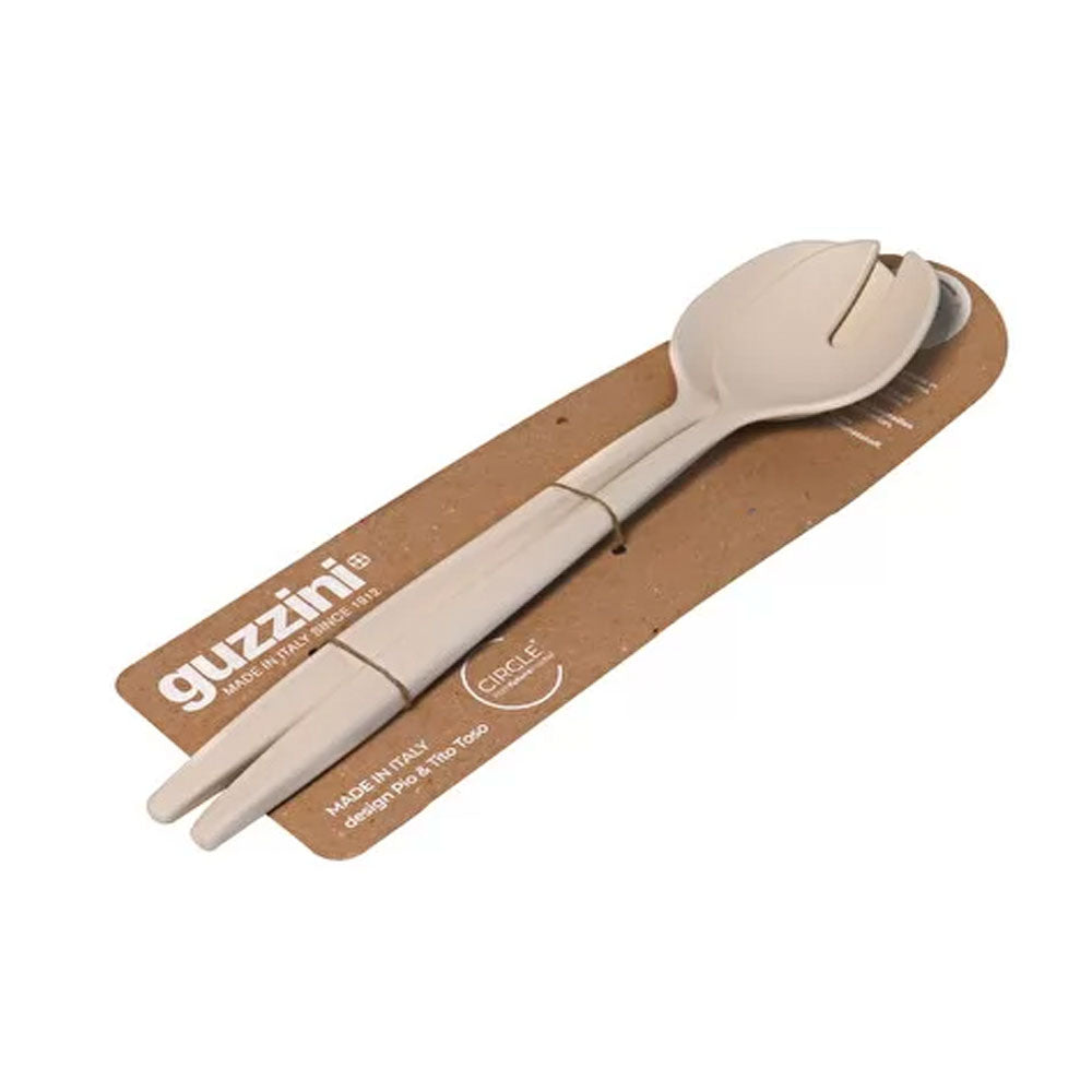 Set 2 Cucharas 'Tierra' Para Servir Color Blanco Guzzini