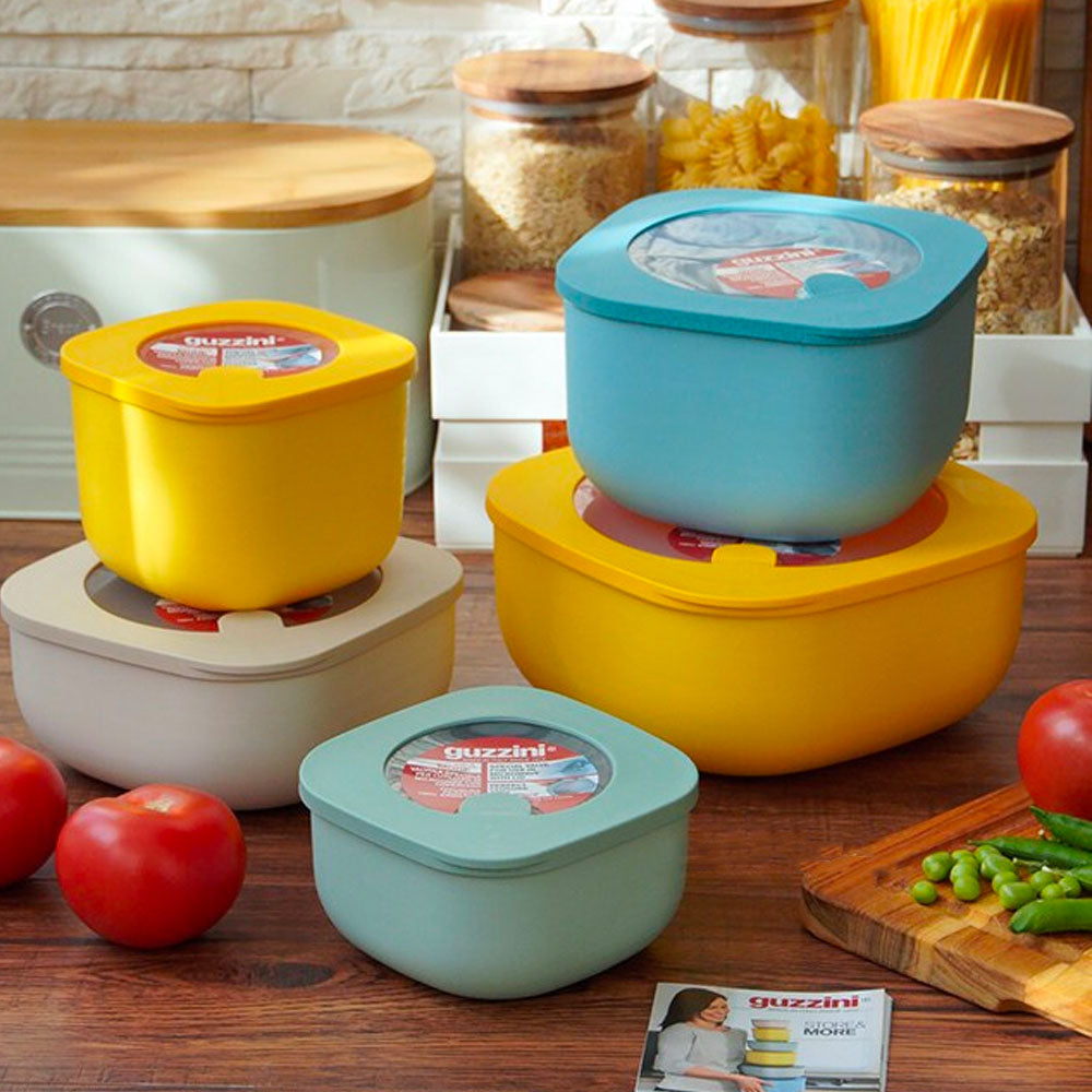 Contenedor Store&More Anti-Derrame Celeste 1.55Lts Guzzini
