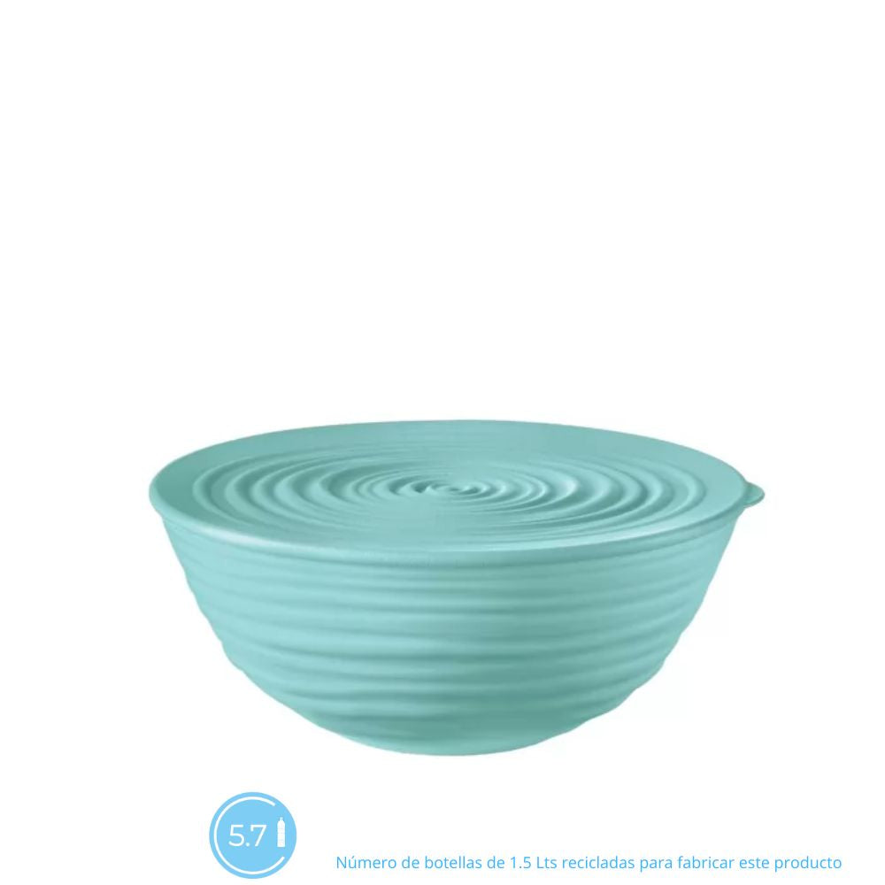 Contenedor con Tapa 'Tierra' Color Verde Aqua 18cms Guzzini