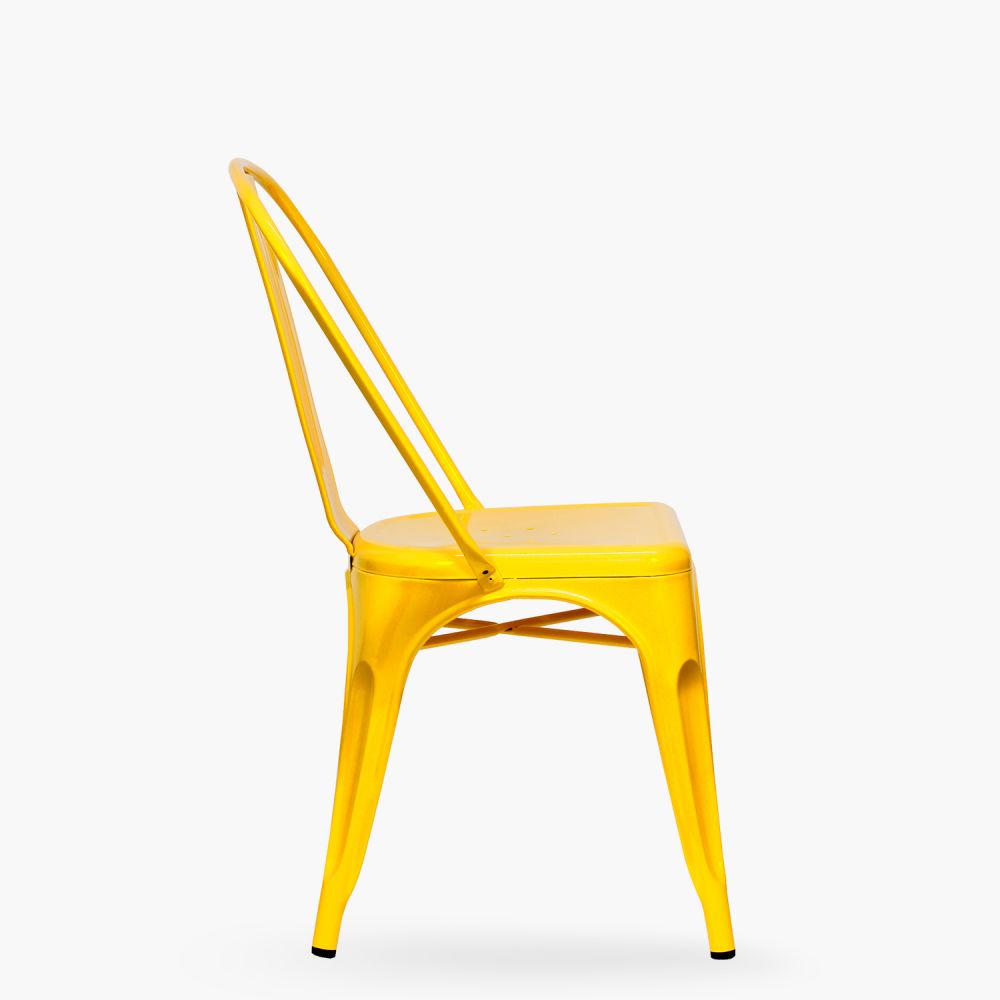 Silla Tolix Réplica Amarillo Form Design