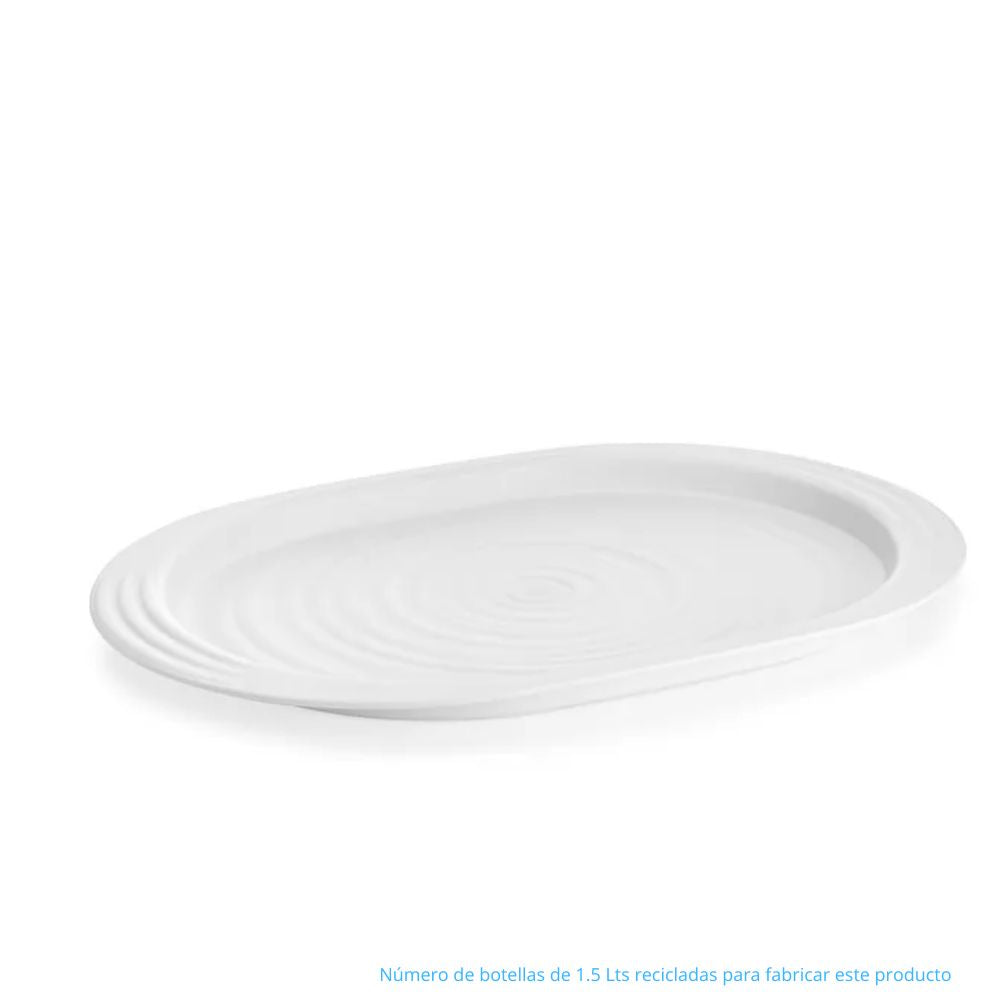 Bandeja 'Tierra' Color Blanca 48cms Guzzini