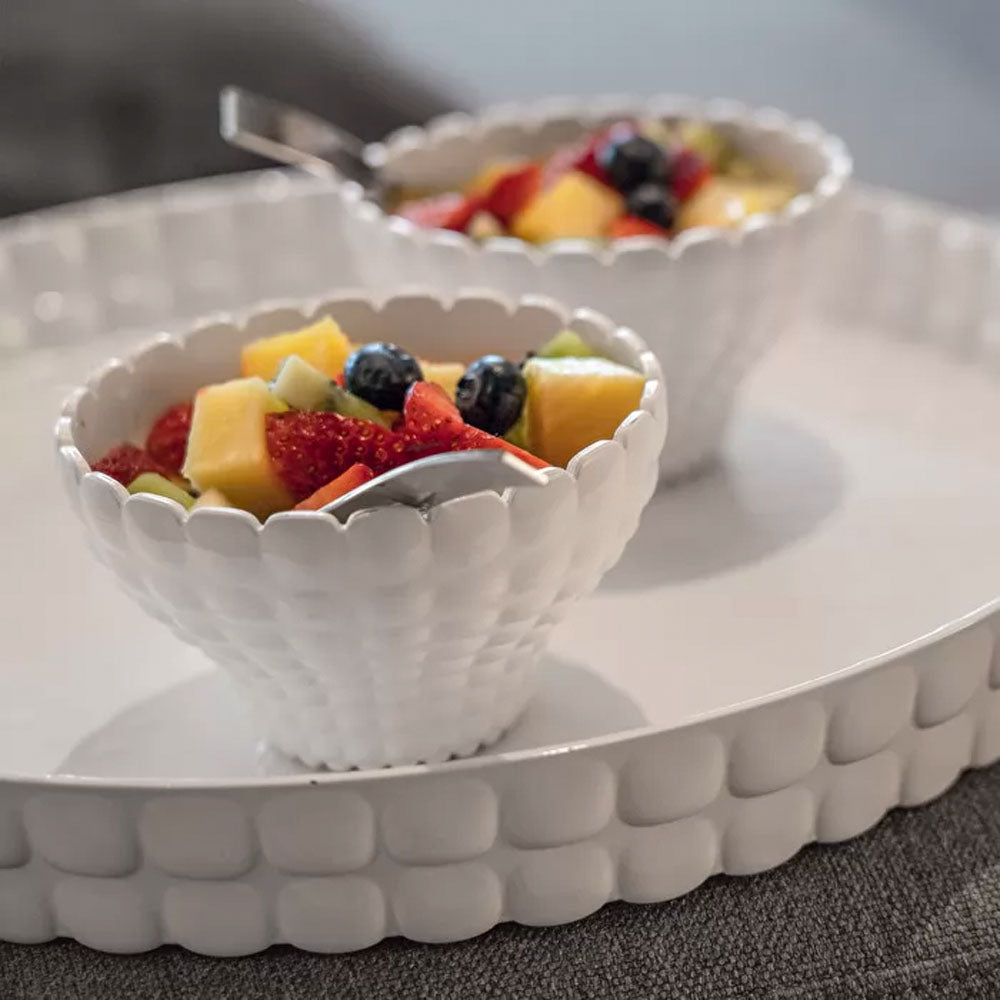 Bandeja Tiffany Blanca 36cms Guzzini