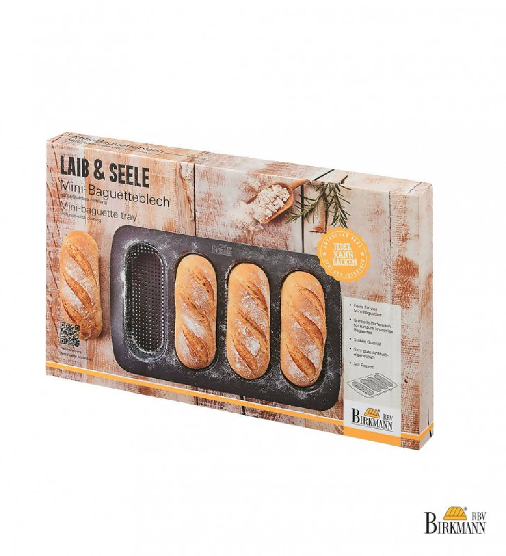 Molde 4 Mini Baguettes Birkmann