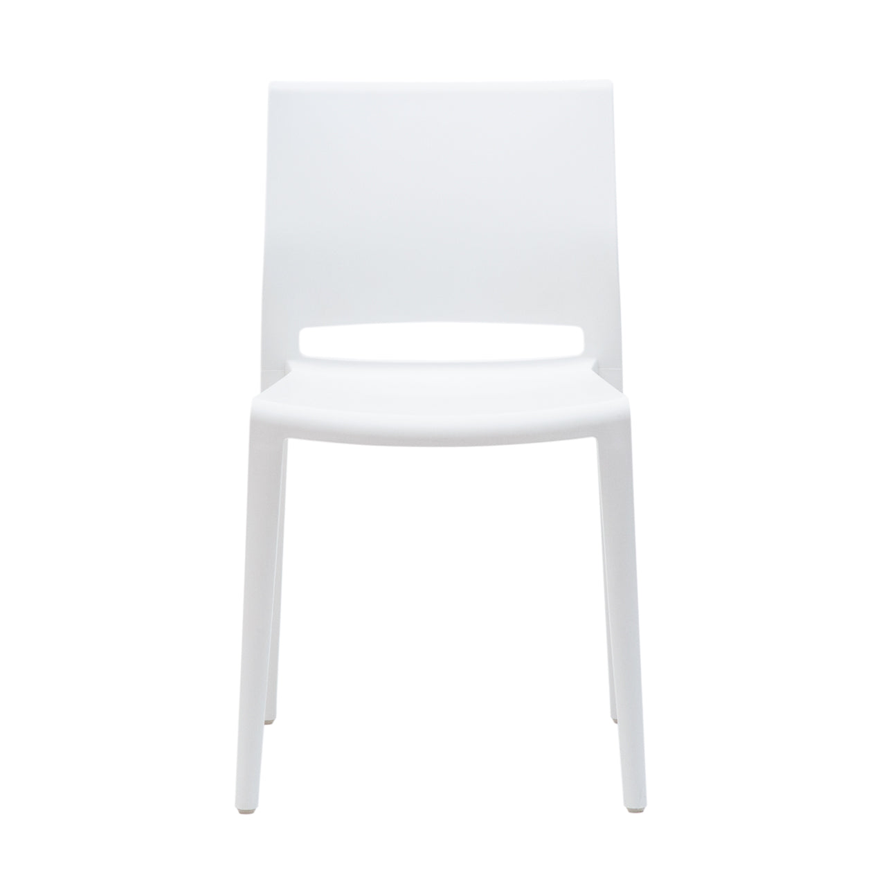 Silla Bakhita Sin Brazos Blanca Contatto