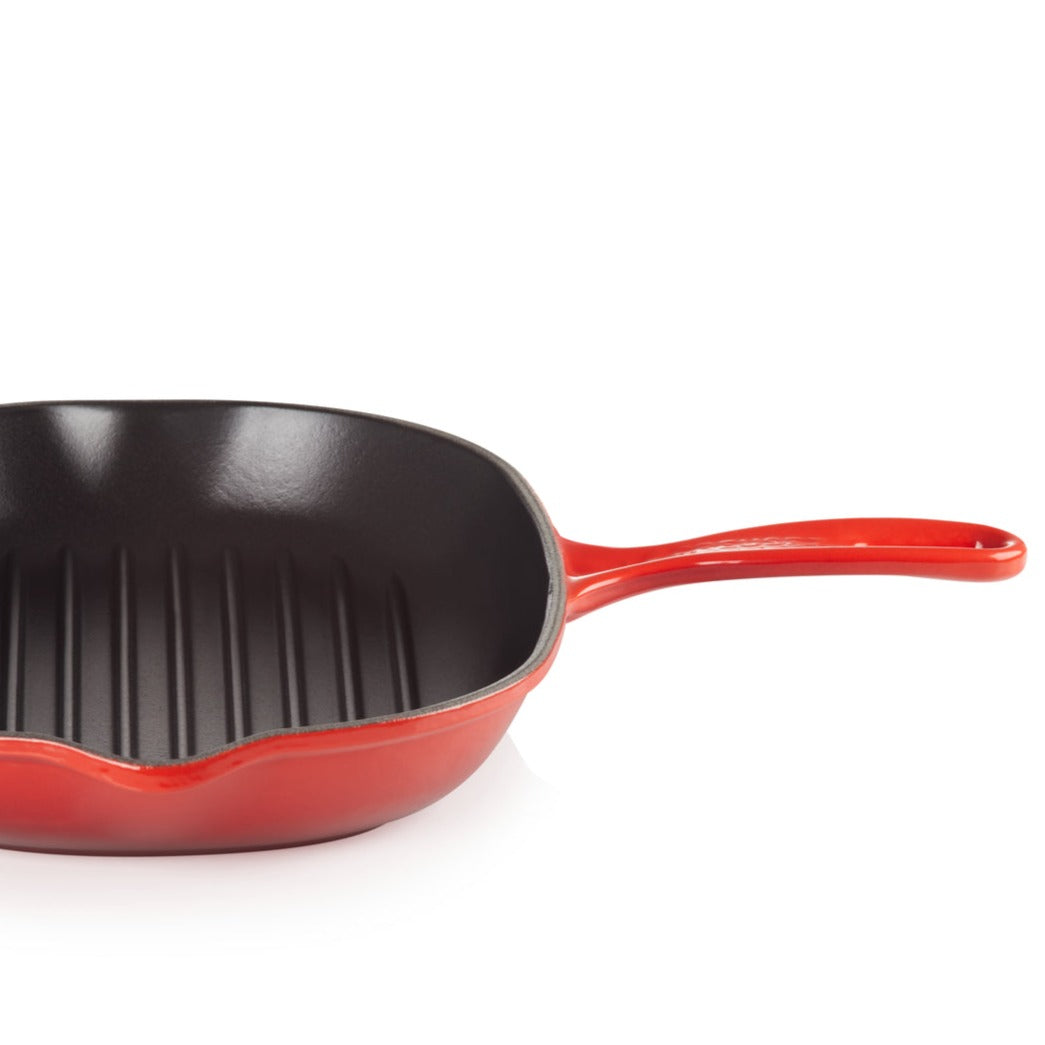 Skillet Grill Ovalada 32Cm Cereza Le Creuset