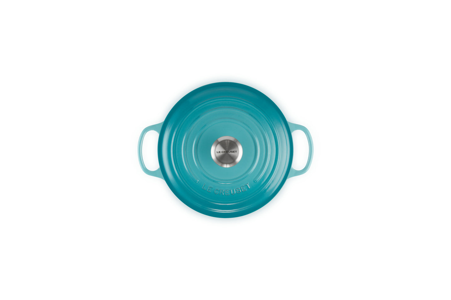 Cocotte Redonda 24Cm Azul Caribe Le Creuset