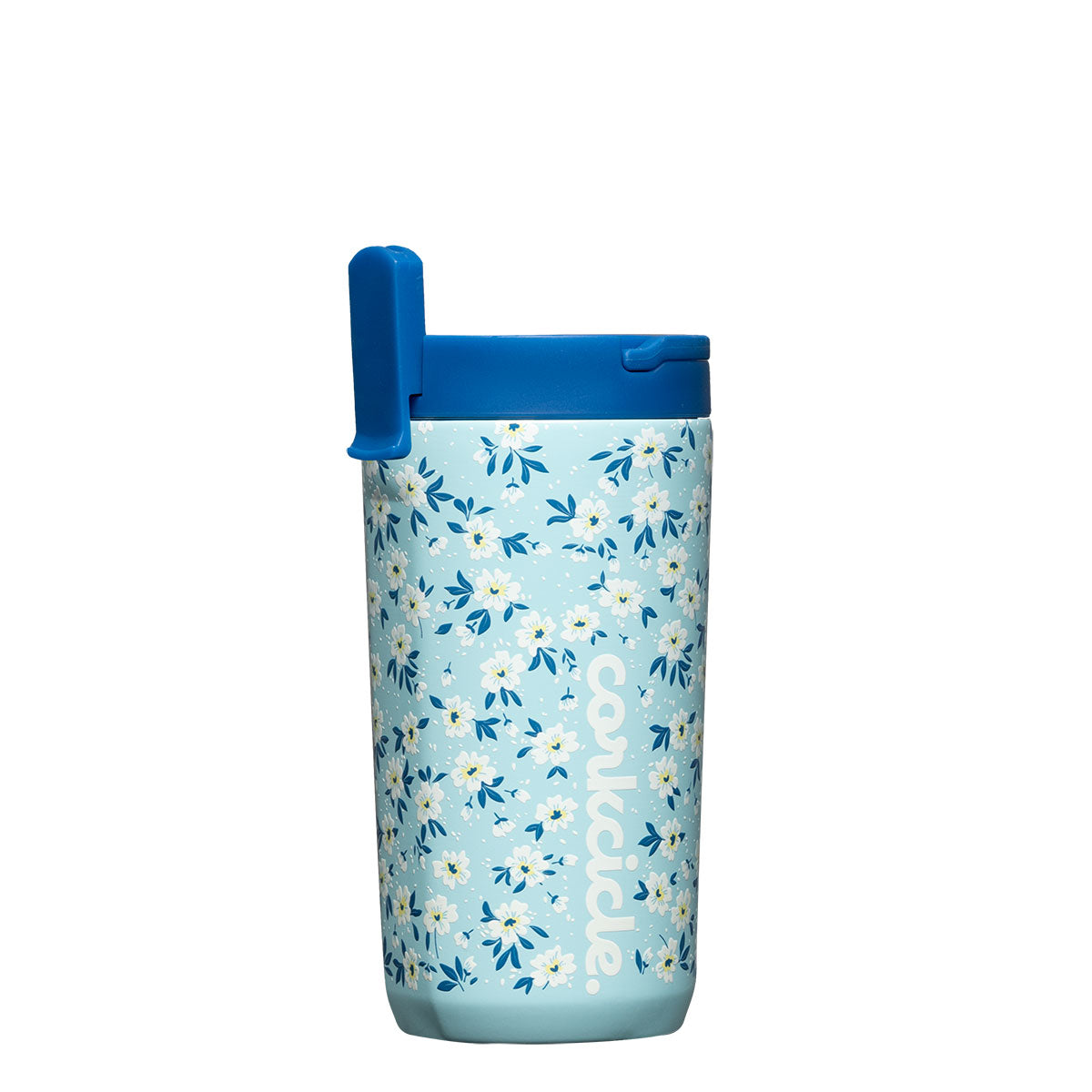 Cargar imagen en el visor de la galería, vaso-termico-kids-cup-355ml-ditsy-floral-blue
