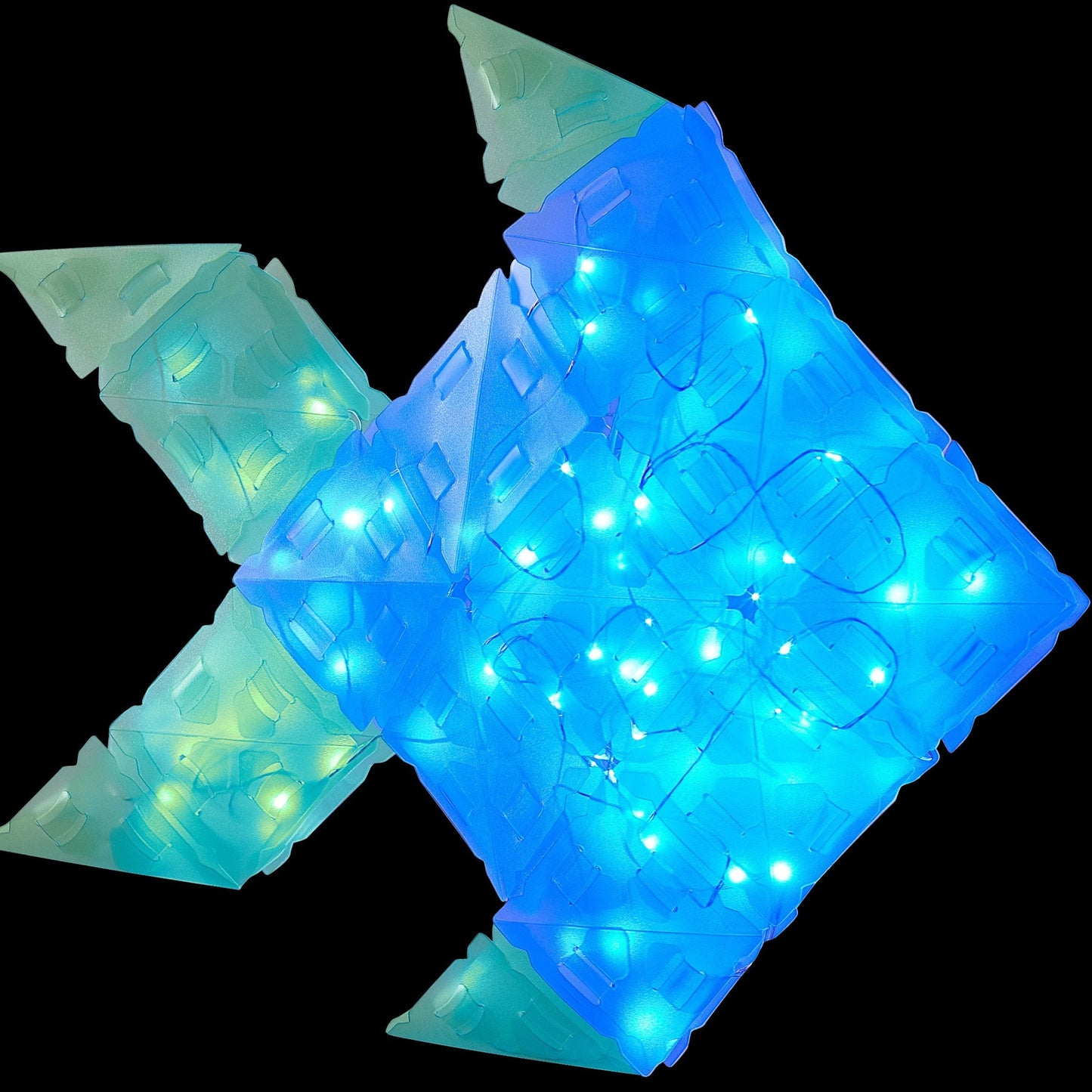 Rompecabezas Con Iluminacion 3D Grande, Tiburon