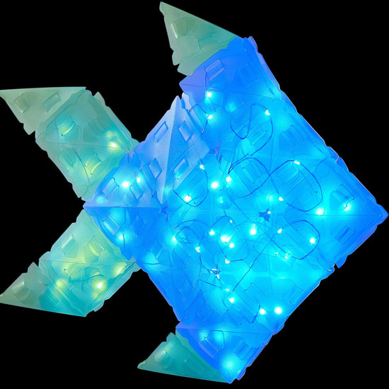 Rompecabezas Con Iluminacion 3D Grande, Tiburon