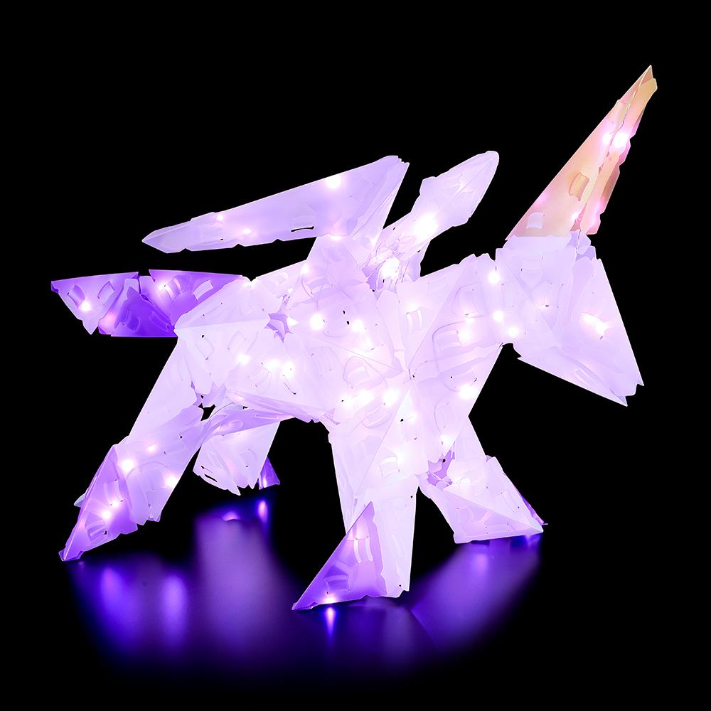 Rompecabezas Con Iluminacion 3D Grande, Unicornio