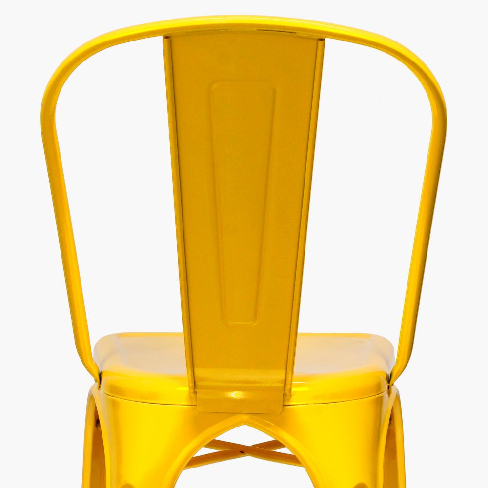 Silla Tolix Réplica Amarillo Form Design