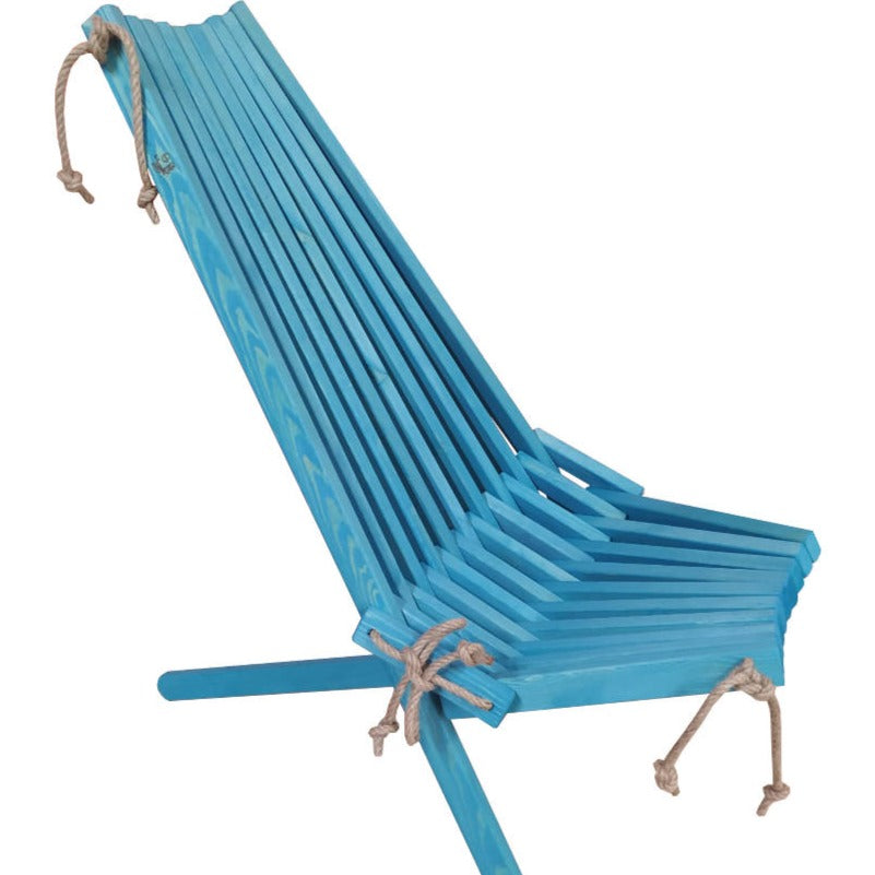 Silla EcoChair turquesa + cojin Denordeco