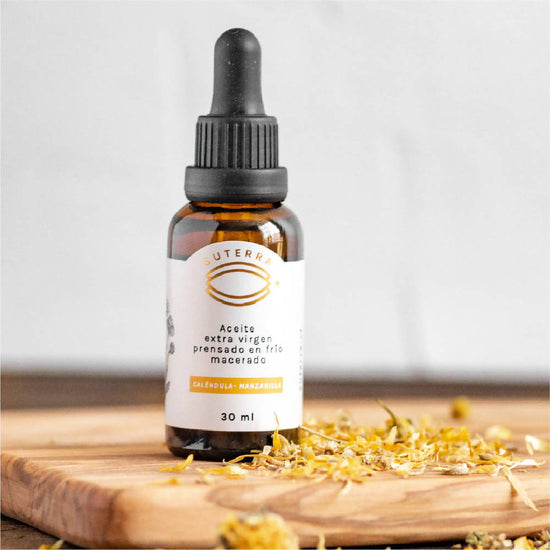 Aceite Macerado Caléndula Manzanilla Piel y Cabello Suterra