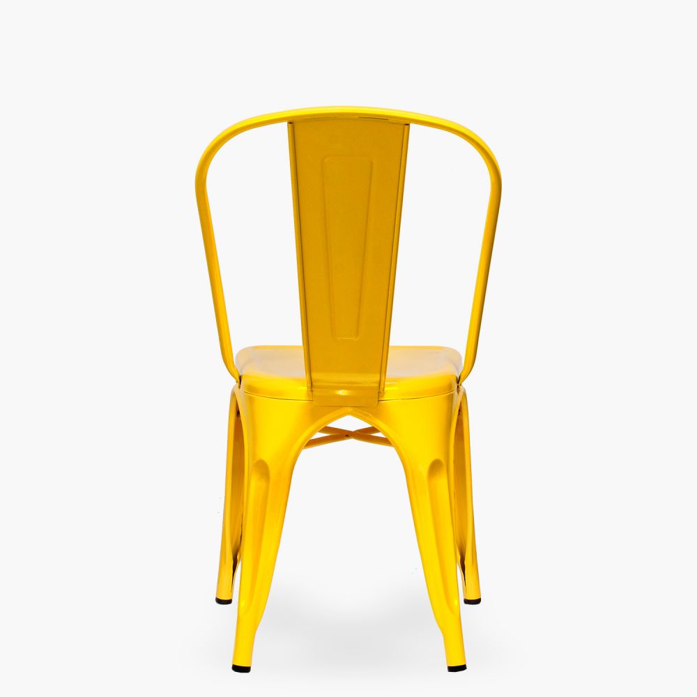 Silla Tolix Réplica Amarillo Form Design