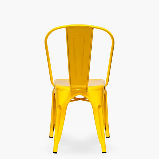 Silla Tolix Réplica Amarillo Form Design