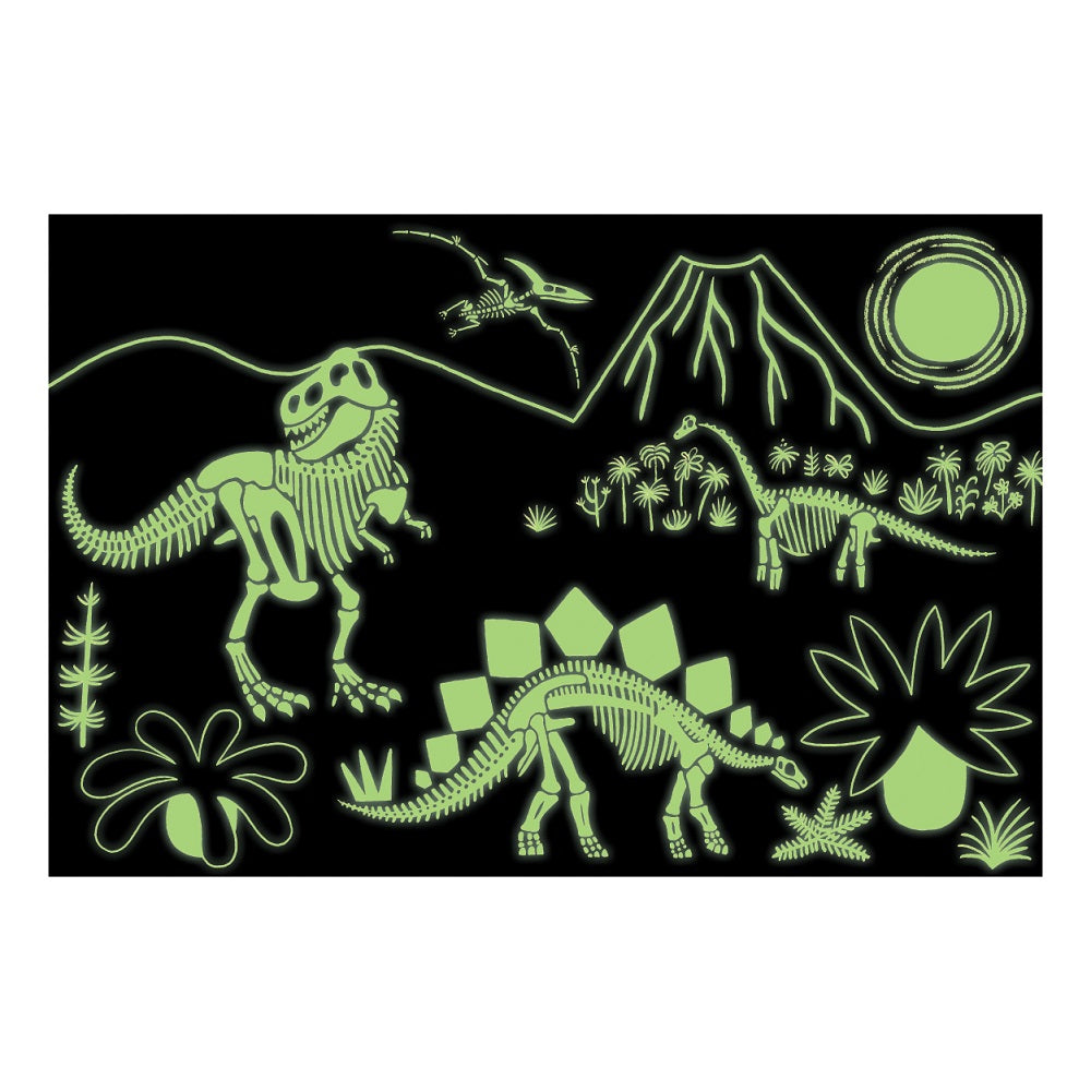 Puzzle 100Pcs Que Brilla En La Oscuridad Dinosaurios Mudpuppy