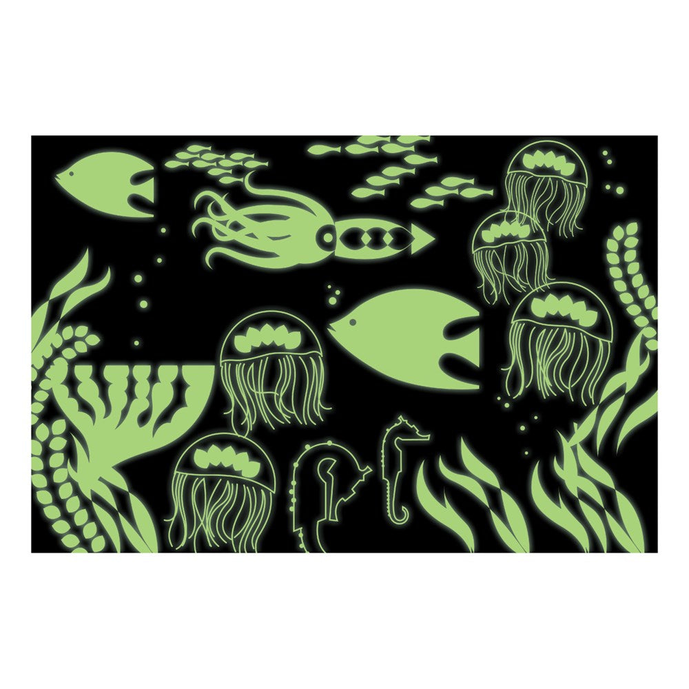 Cargar imagen en el visor de la galería, Puzzle 100Pcs Que Brilla En La Oscuridad Bajo El Mar Mudpuppy
