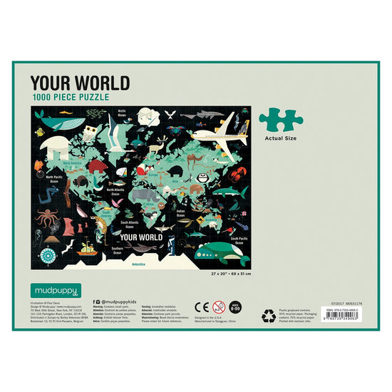 Puzzle 1000Pcs Tu Mundo Mudpuppy