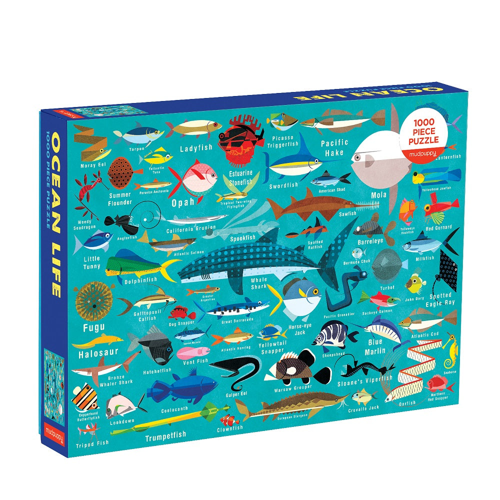 Puzzle 1000Pcs Vida Del Océano Mudpuppy
