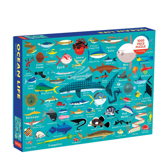 Puzzle 1000Pcs Vida Del Océano Mudpuppy
