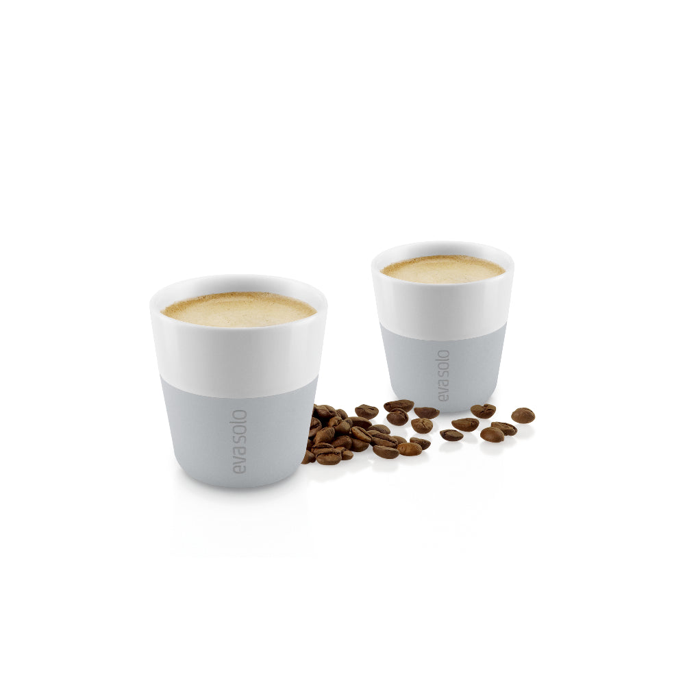 Tazas Espresso Gris Marmol Eva Solo