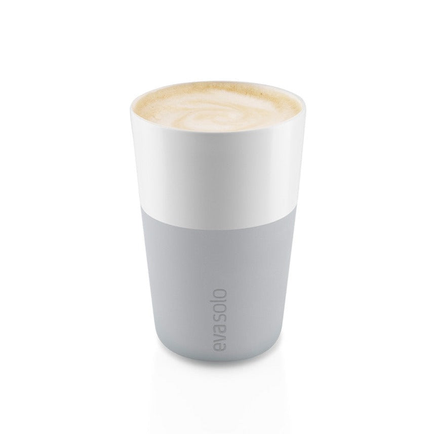 Tazas Latte Gris Marmol Eva Solo