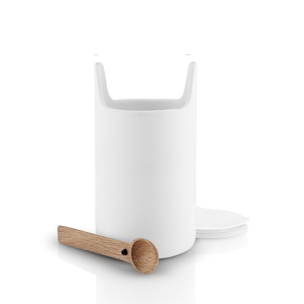 Contenedor con cuchara H20 Blanco Eva Solo
