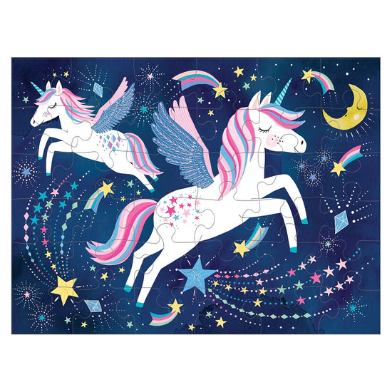 Puzzle 36Pcs En Bolso Unicornios Mágicos Mudpuppy