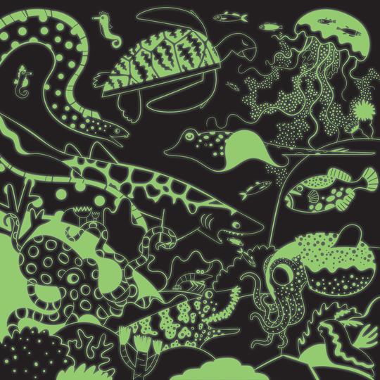 Puzzle 500Pcs Que Brilla En La Oscuridad Océano Mudpuppy