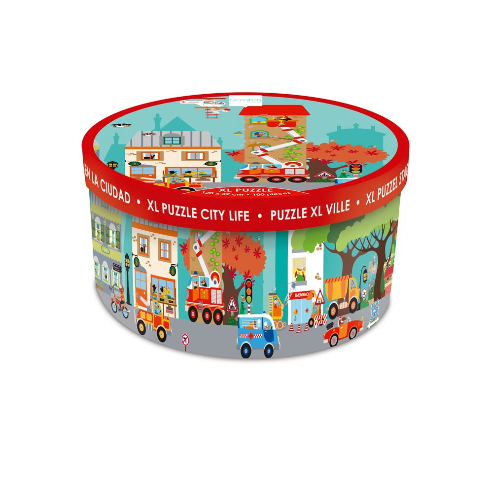 Puzzle 100Pcs De Piso, Ciudad