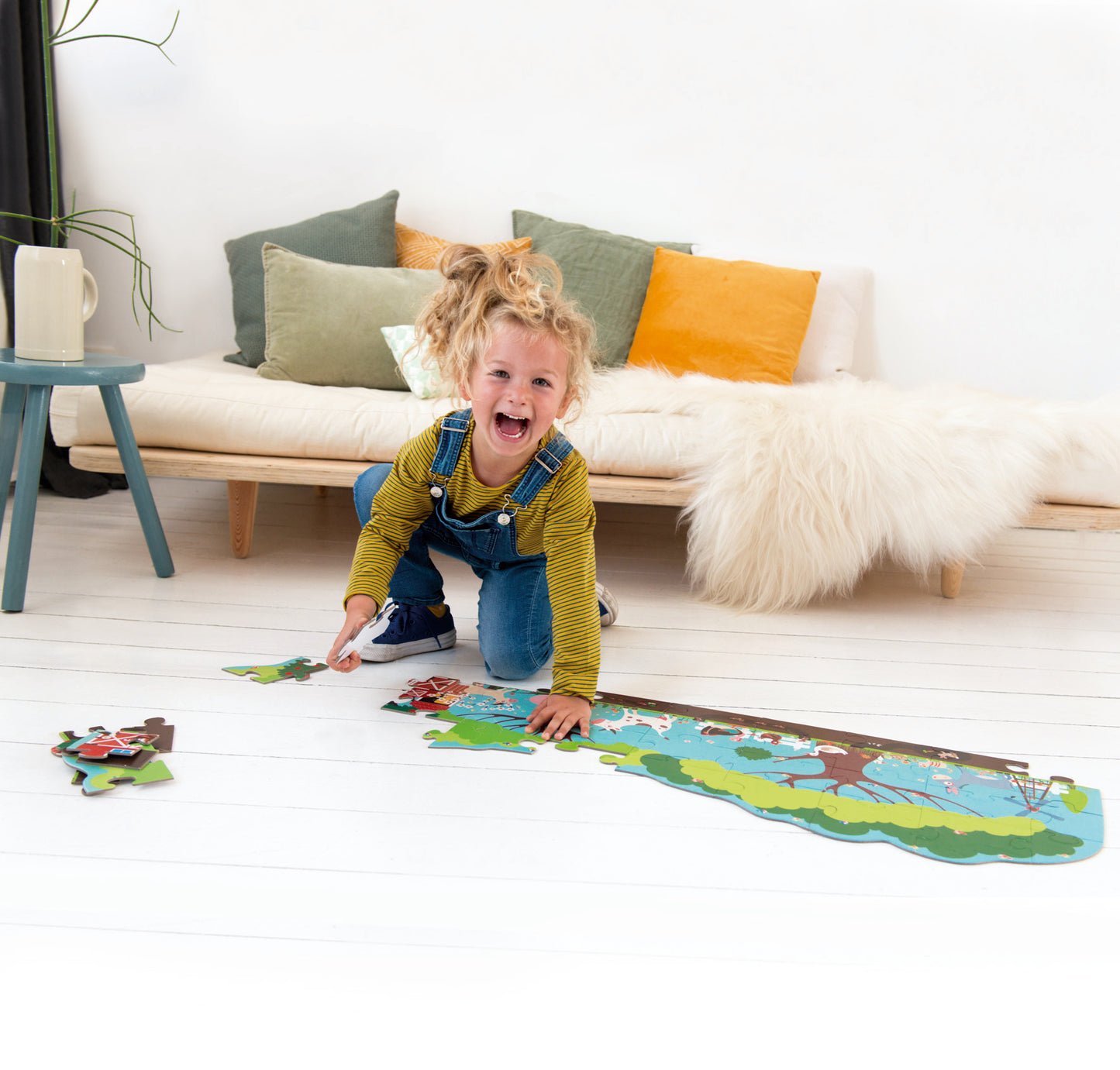 Puzzle 36Pcs De Piso, Granja